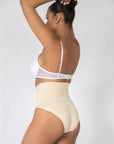 Esther - High Waisted Tummy Control Body Shaper Panties - Bella Fit USBeigeXS/S