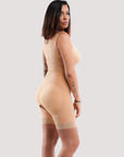 Jennifer - Full Coverage Sculpting Bodysuit Shaper - Bella Fit USSBeige