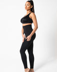 Kim - Legging with Extra High Waist and Double Pockets - Bella Fit USS