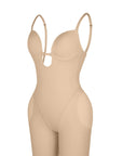 Nadia - Bodyshaper with Low Back and Removable Pads - Bella Fit USBeigeXS