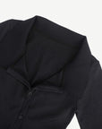 Raven - Shapewear Dress Front Button Collar - Bella Fit USXS/SBlack