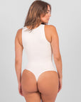 Solana - Sleeveless High Neck Bodysuit - Bella Fit USXS/SBeige