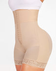 Valentina 2.0 - Boned Sculpt High-Waist BBL Shorts - Bella Fit USBeigeXS