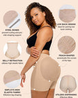 Madison - Tummy Slimming Low Back Mesh Butt Lifter - Bella Fit USXSBeige