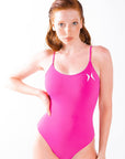 Snatched Built in Shapewear Swimsuit - Power Shaping Effect - Bella Fit USXSPink