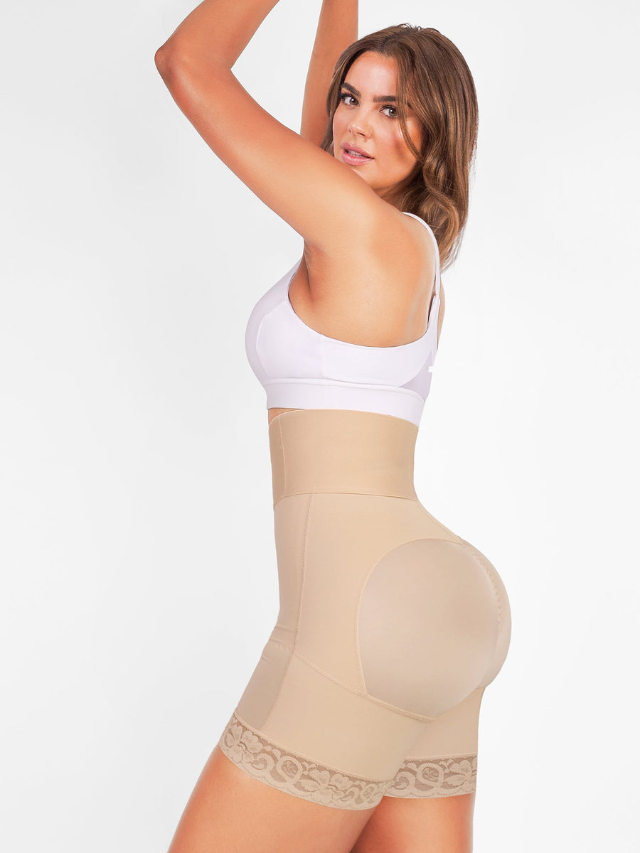 Shapewear Body Shaper Tummy Control High Waist BBL Short – Bella Fit US